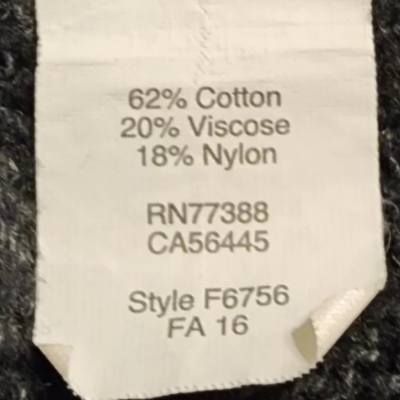 Madewell Charcoal Grey Button Up  Seedstitch Cartigan Sweater Size XXS - Picture 7 of 9